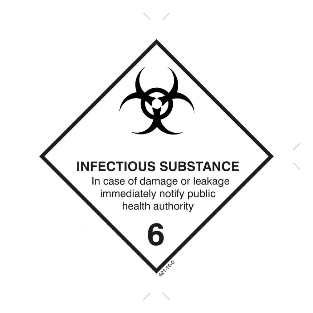 Gefahrgutetiketten Klasse 6.2 - Infectious Substance