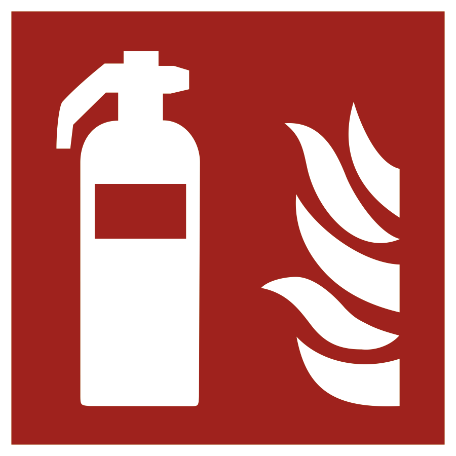 Feuerlöscher, Brandschutzzeichen, ISO 7010