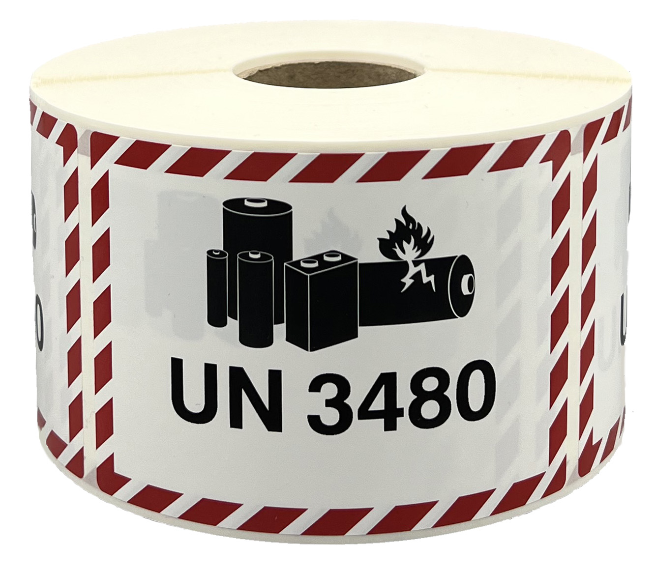 Etiketten Aufkleber Lithium ion Battery UN 3480, Folie 7,4 x 10,5 cm,  1.000 Stück auf Rolle Etiketten Aufkleber Lithium ion Battery UN 3480, Folie 7,4 x 10,5 cm,  1.000 Stück auf Rolle