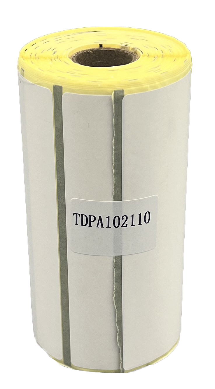 Thermo Etiketten auf Rolle, Papier, 101,6 x 152,4 mm, mit Blackmark, 110 Stück pro Rolle, Kern 19 mm Thermo Etiketten auf Rolle, Papier, 101,6 x 152,4 mm, mit Blackmark, 110 Stück pro Rolle, Kern 19 mm