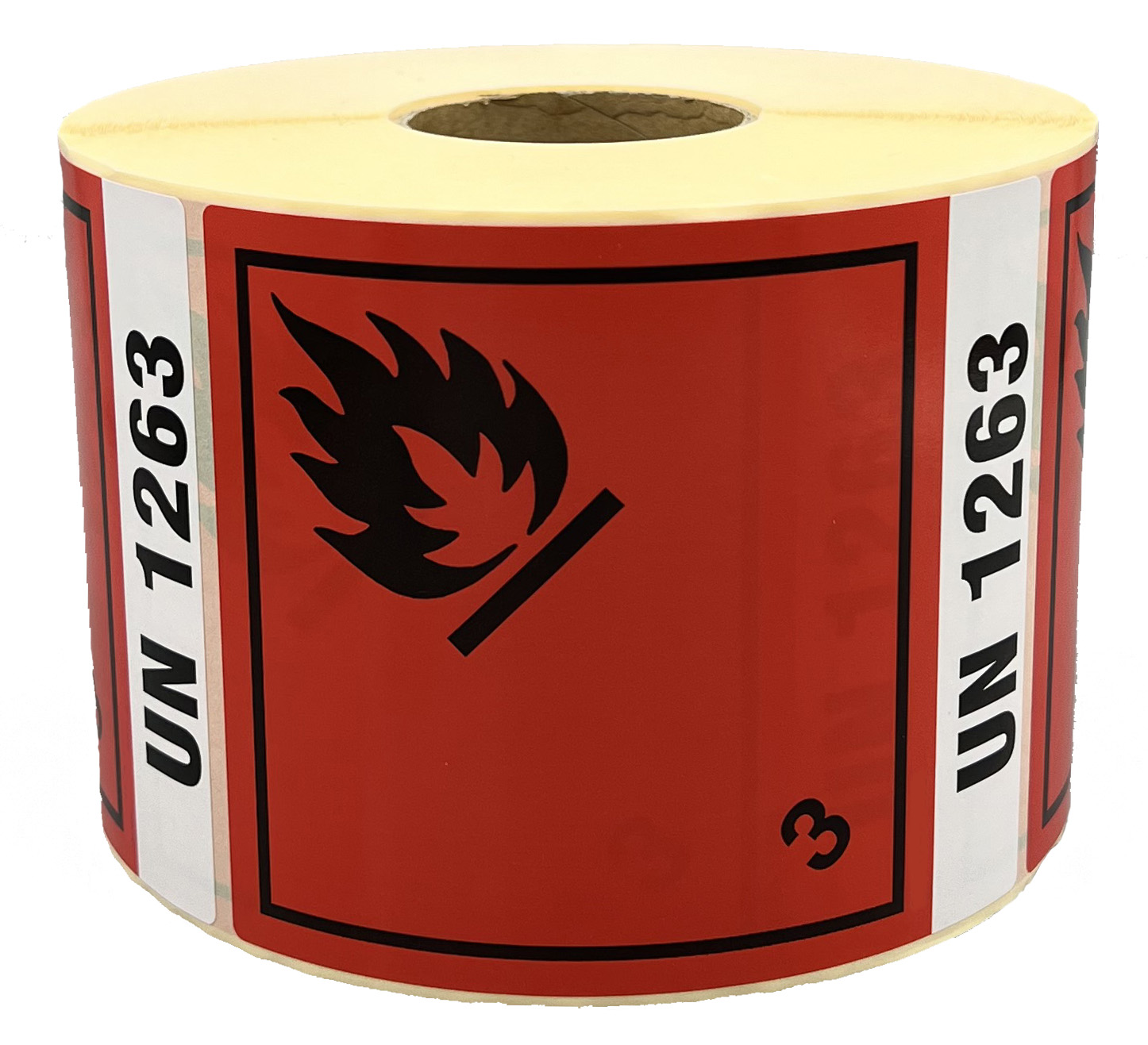 Gefahrgutetiketten Klasse 3 mit "UN 1263" Gefahrgutetiketten Klasse 3 mit "UN 1263"