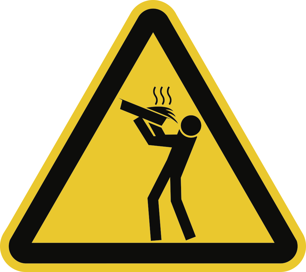 Warnung vor Verbrühung, Symbolschild, DIN EN 60335-2-42