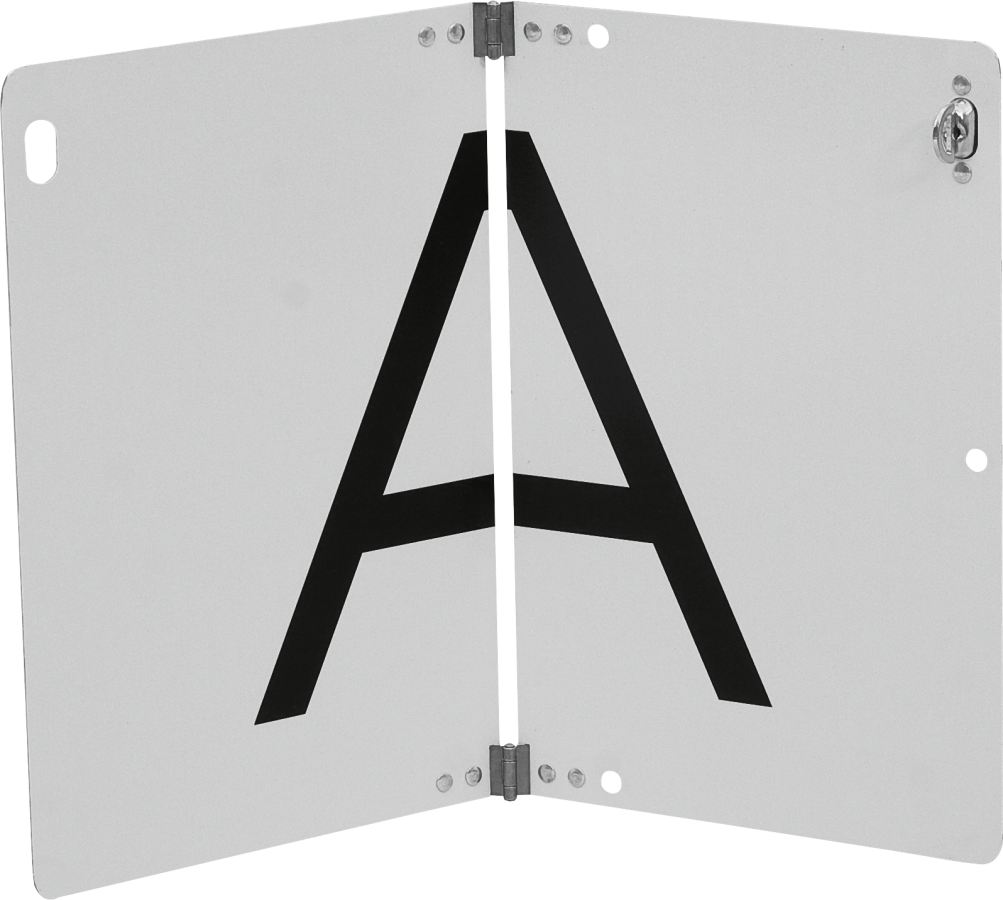 Warntafel für Abfalltransporte klappbar Warntafel für Abfalltransporte klappbar