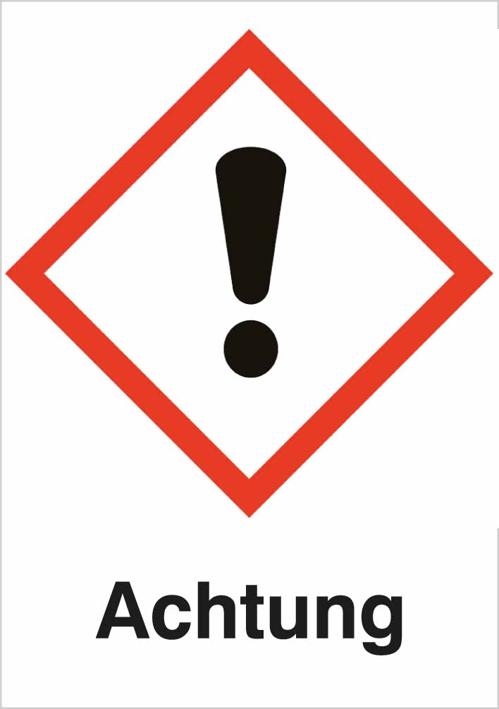 GHS-7-A GHS 07 mit Signalwort