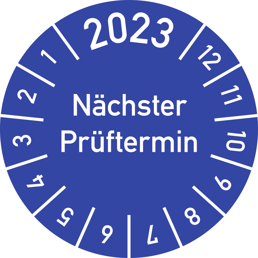 Prüfplakette 2023 Nächster Prüftermin