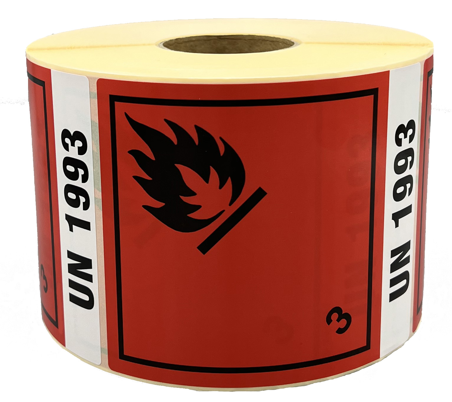 Gefahrgutetiketten Klasse 3 mit "UN 1993" Gefahrgutetiketten Klasse 3 mit "UN 1993"