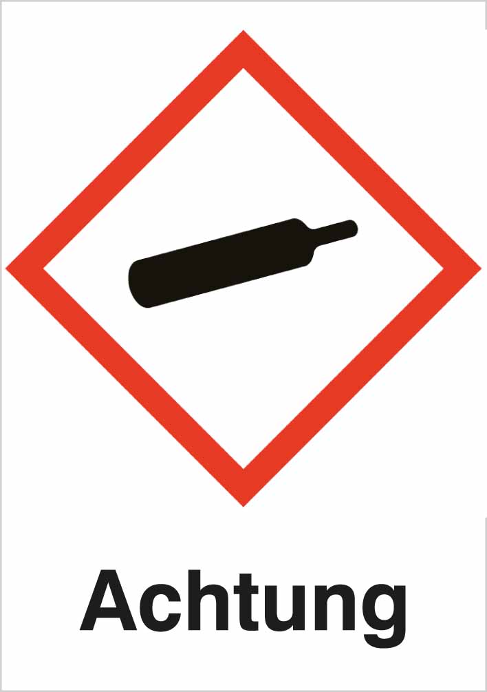 GHS-4-A GHS 04 mit Signalwort