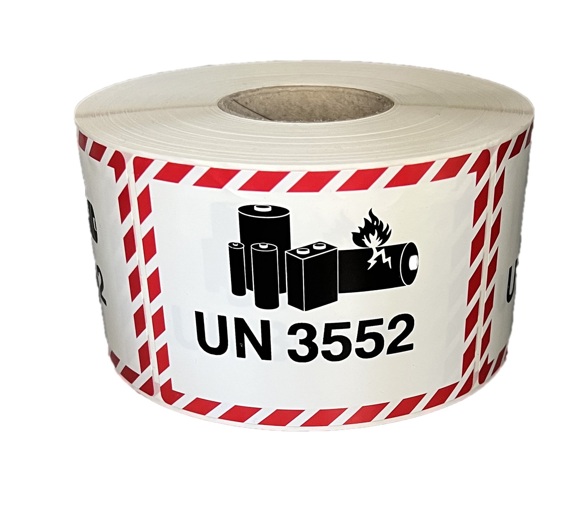 Etiketten Aufkleber Natrium-Ionen-Batterien UN 3552, Folie 7,4 x 10,5 cm, 1.000 Stück auf Rolle Etiketten Aufkleber Natrium-Ionen-Batterien UN 3552, Folie 7,4 x 10,5 cm, 1.000 Stück auf Rolle