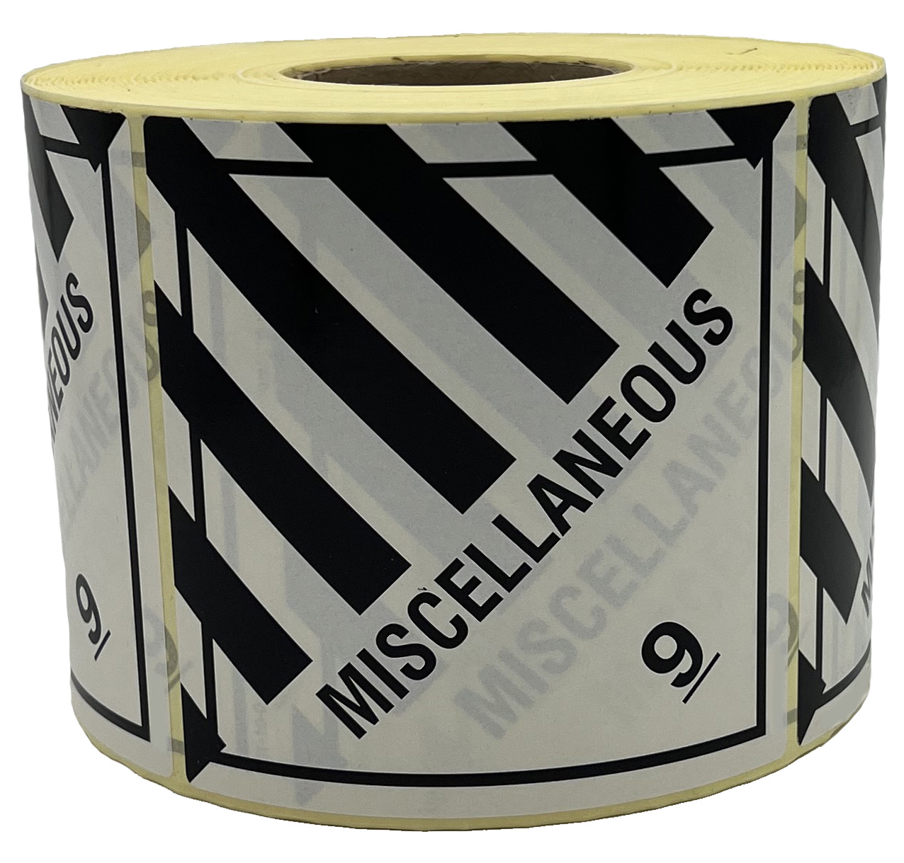 Gefahrgutetiketten Aufkleber Klasse 9, 100 x 100 mm, Haftpapier, 1.000 Stück pro Rolle, "Miscellaneous" Gefahrgutetiketten Aufkleber Klasse 9, 100 x 100 mm, Haftpapier, 1.000 Stück pro Rolle, "Miscellaneous"