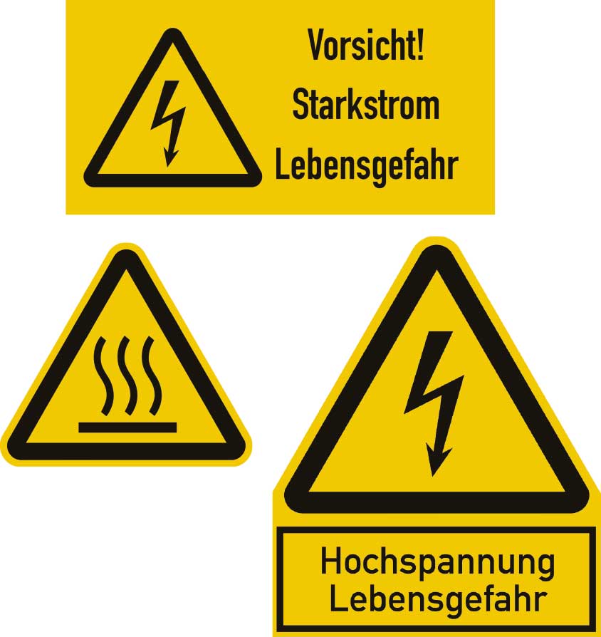 Warnzeichen  Warnzeichen