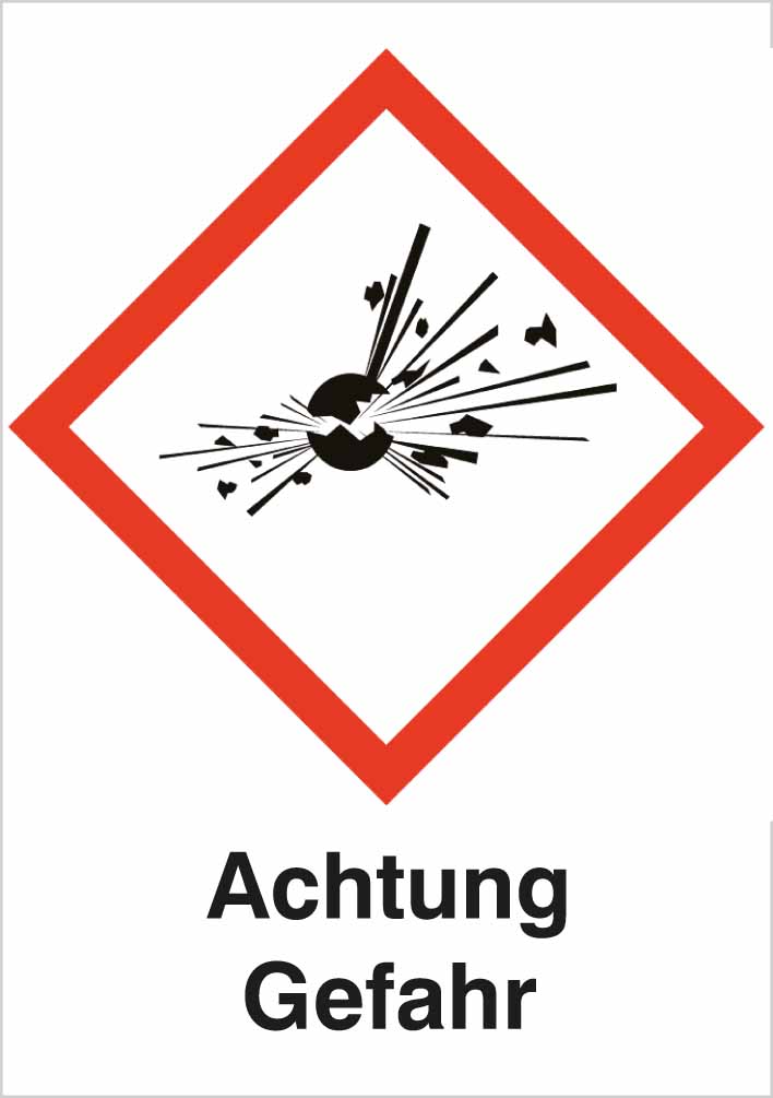 GHS-1-A GHS 01 mit Signalwort