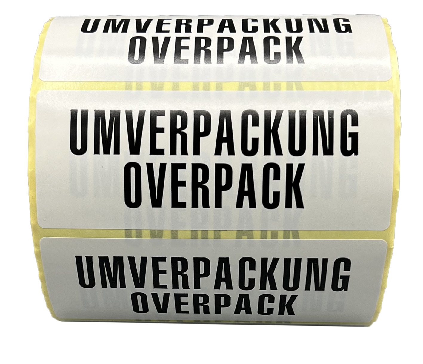 Aufkleber Umverpackung / Overpack  , 100 x 40 mm, 1.000 Stück Aufkleber Umverpackung / Overpack  , 100 x 40 mm, 1.000 Stück