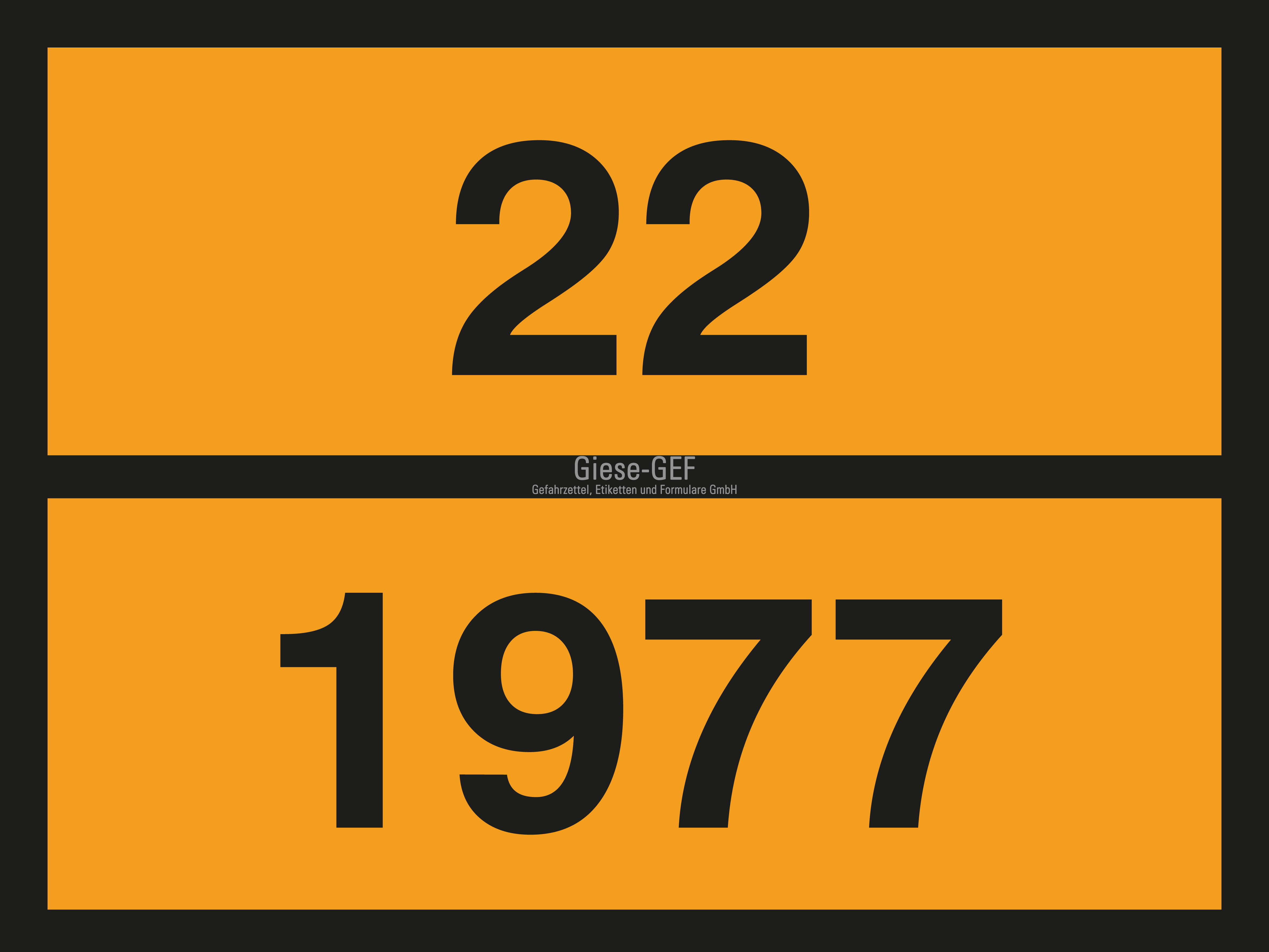 UN-40-4-ME UN-Tafel 40 x 30 cm mit Eindruck Ihrer UN-Nummer