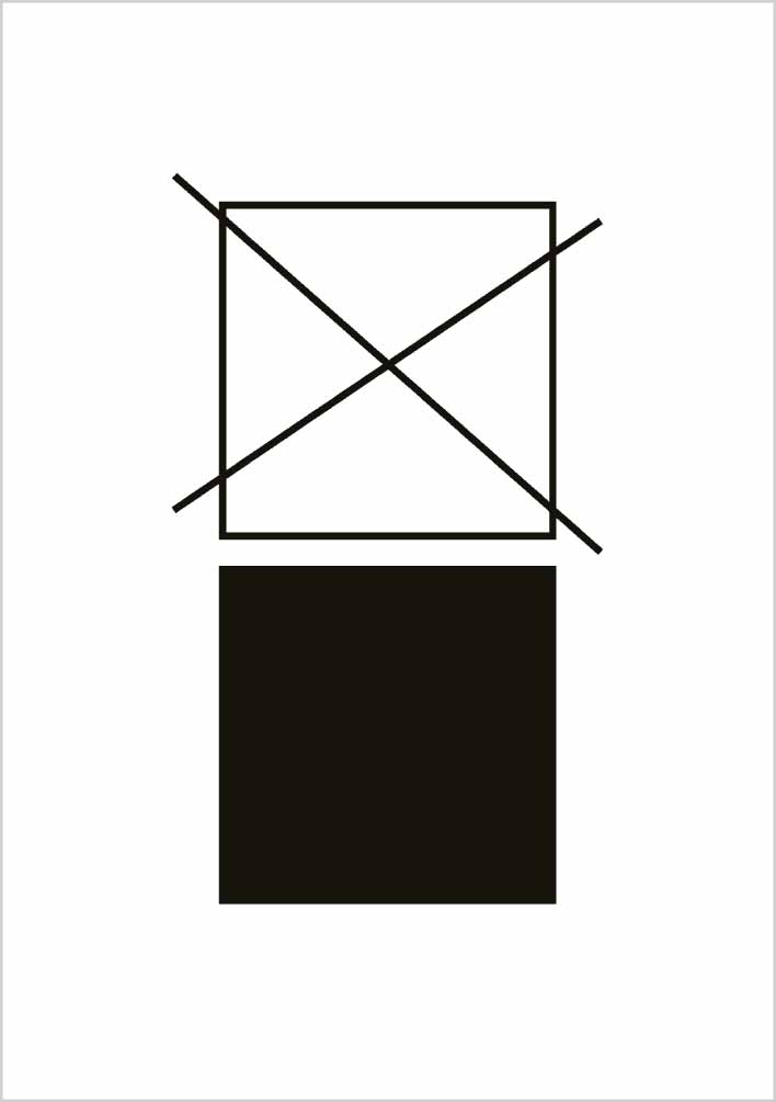 NS-07-0 Versandetikett "nicht stapeln"