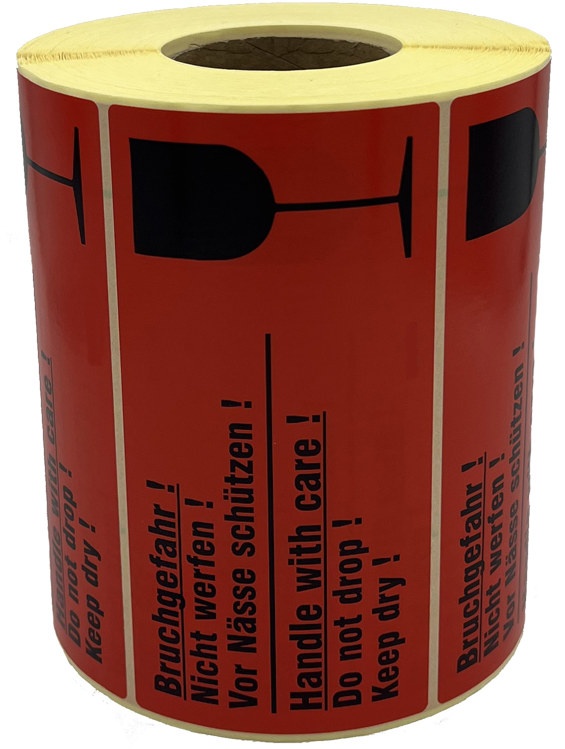 Aufkleber Bruchgefahr! Nicht werfen! Vor Nässen schützen! / Handle with care! Do not drop! Aufkleber Bruchgefahr! Nicht werfen! Vor Nässen schützen! / Handle with care! Do not drop!