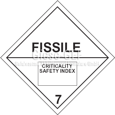 750-10 Spaltbare Stoffe der Klasse 7