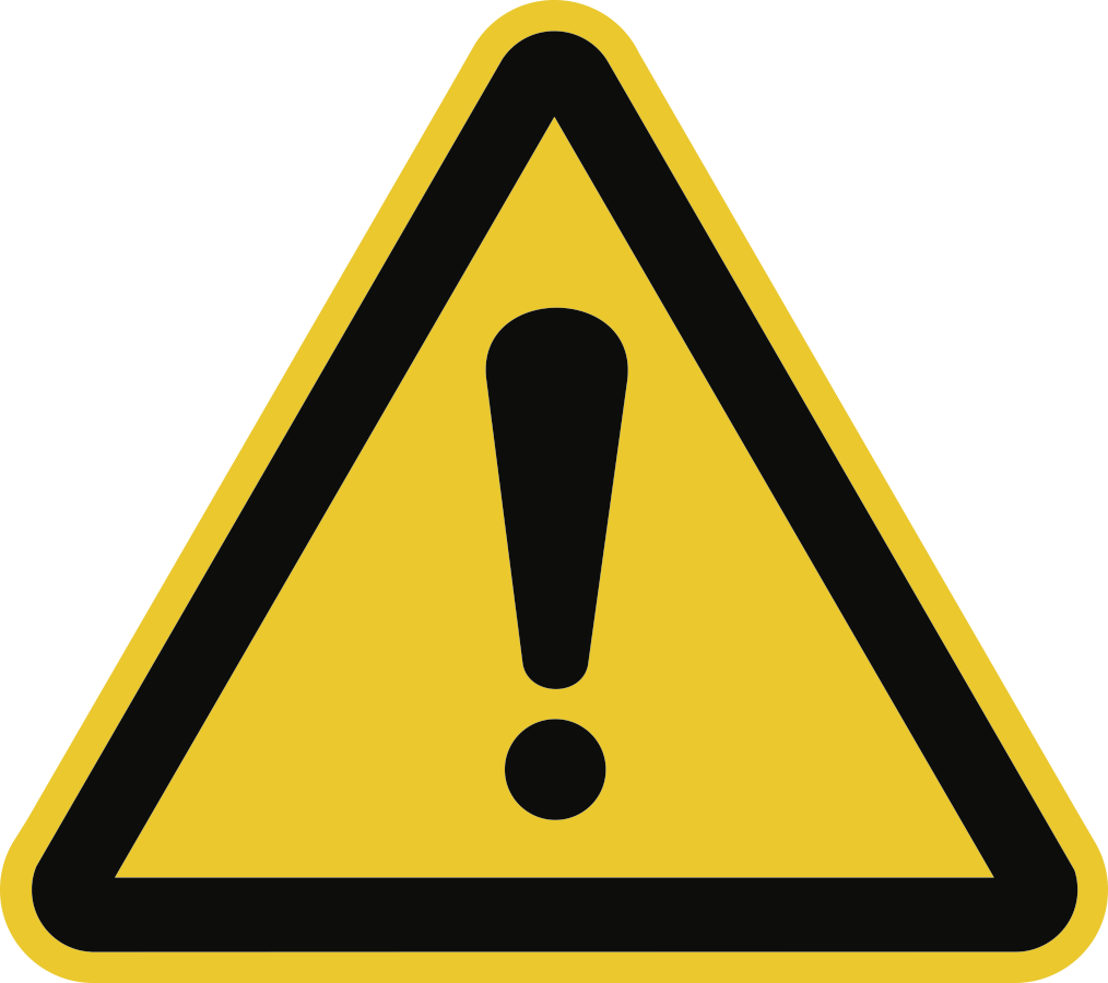 Allgemeines Warnzeichen, Symbolschild, ISO 7010
