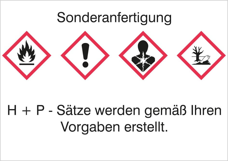 GHS-Sonderanfertigung GHS H+P Satz Sonderanfertigung