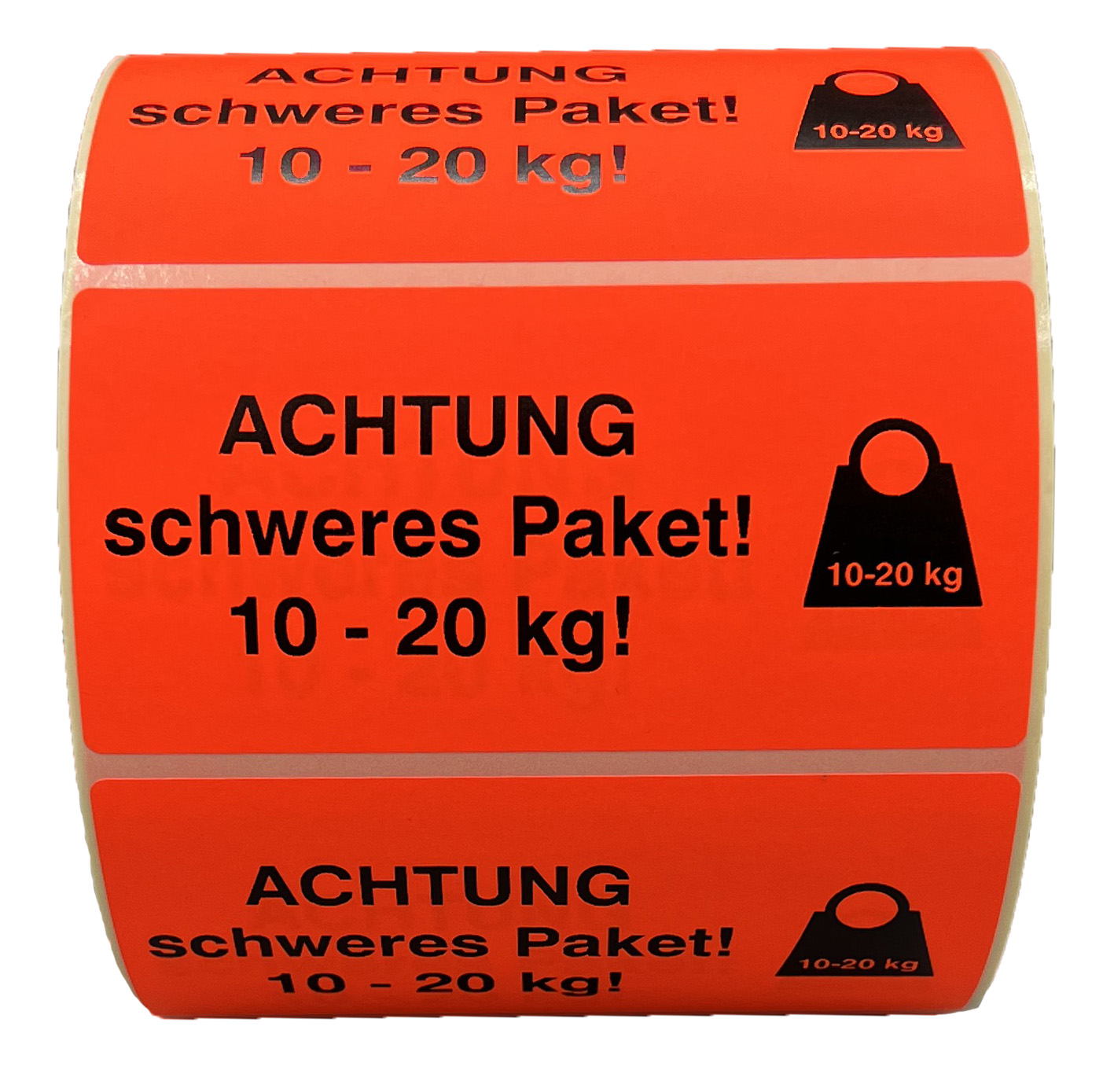 Aufkleber 10 - 20 kg gem. Paketgesetz, 100 x 40 mm, 1.000 Stück pro Rolle Aufkleber 10 - 20 kg gem. Paketgesetz, 100 x 40 mm, 1.000 Stück pro Rolle